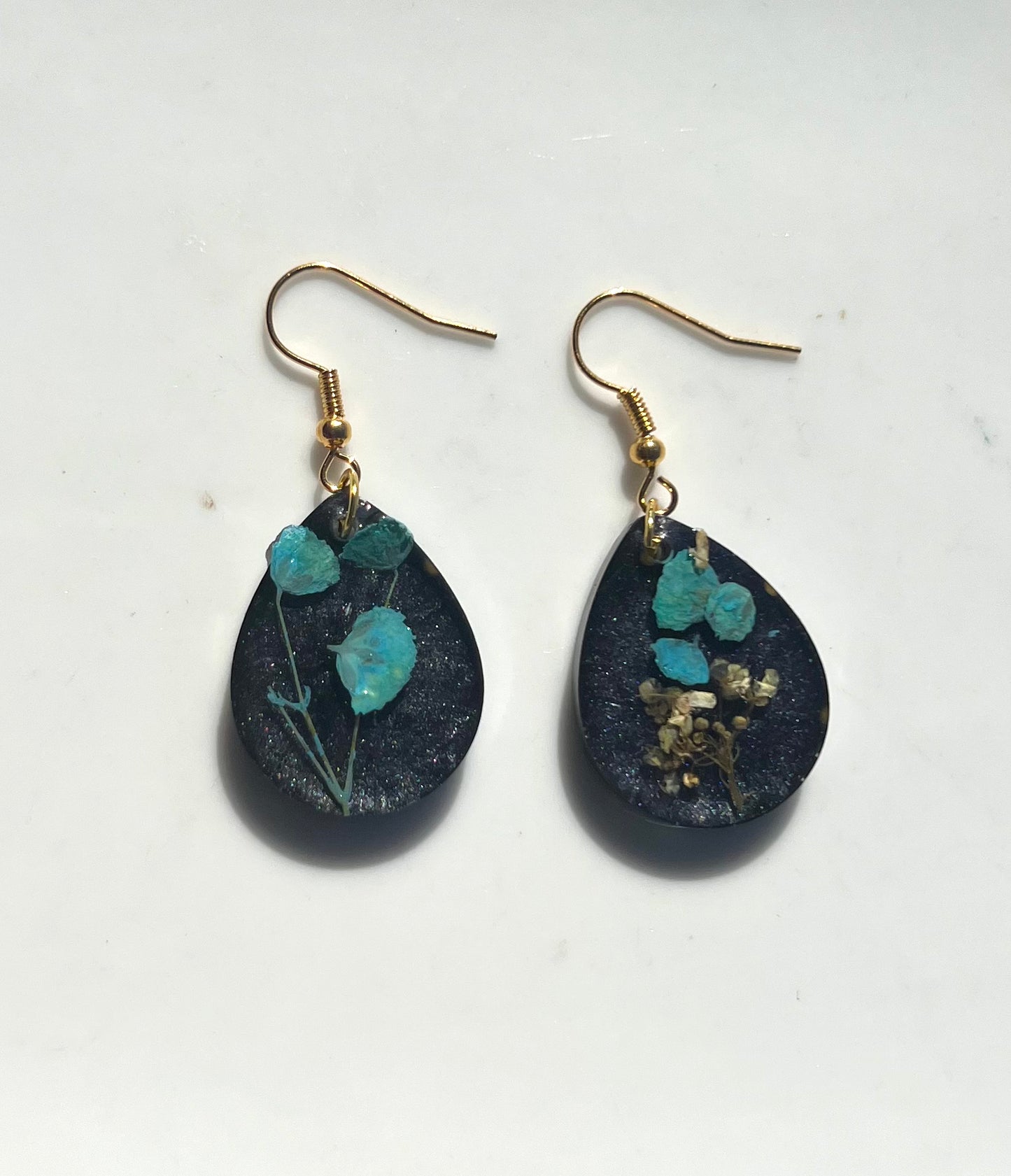 Galaxy Blue Dewdrop Earrings🪐💙✨