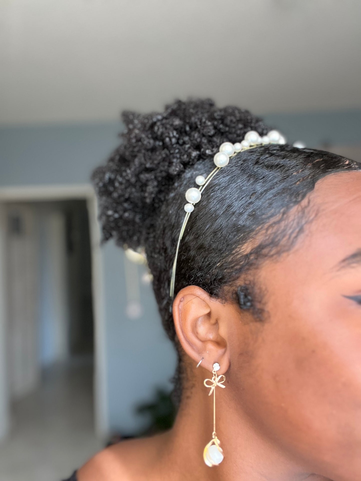 Double Layered Pearl Headband🫧🤍