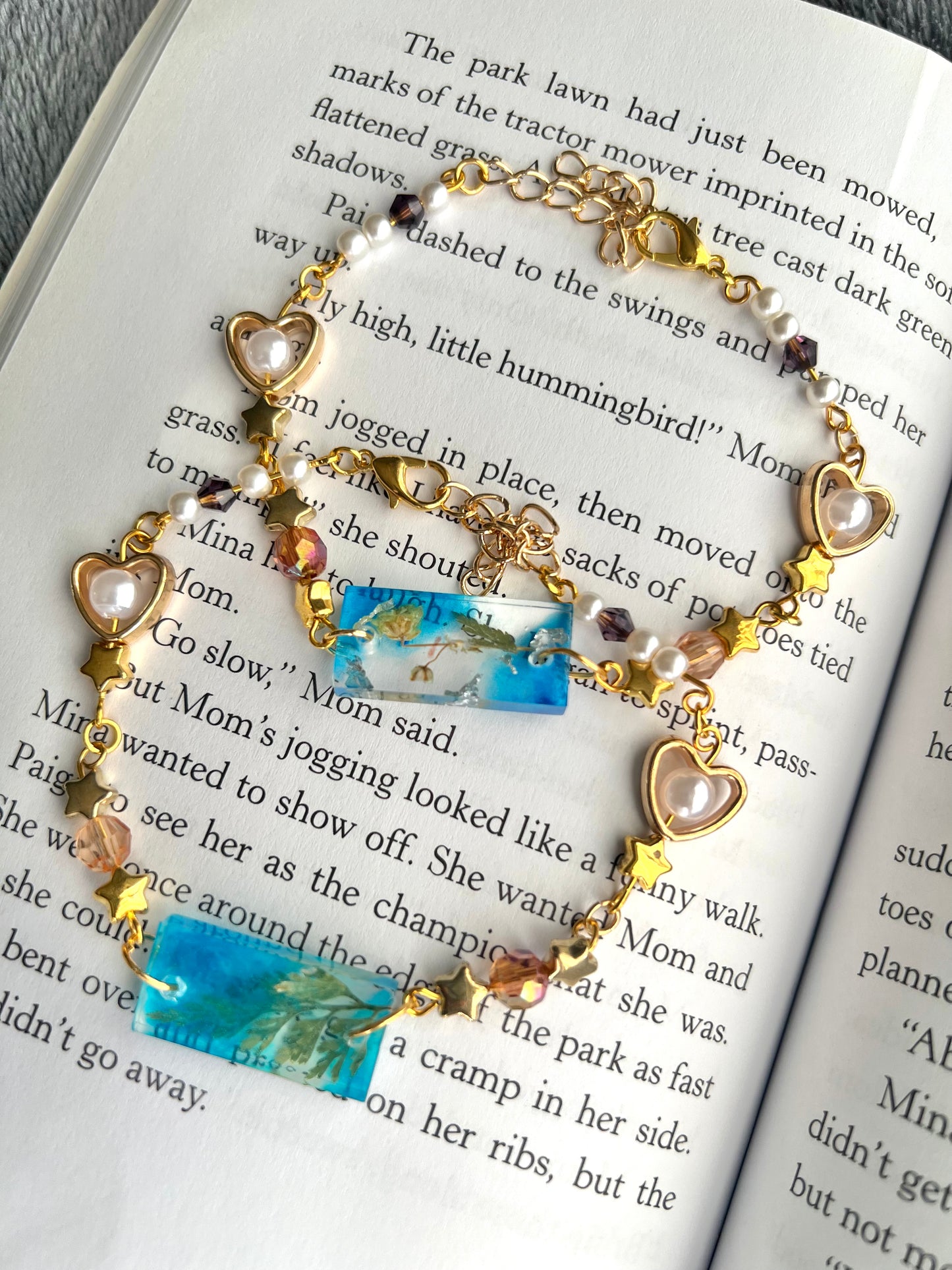 Matching Baby Blue Fern Bracelets🩵💙