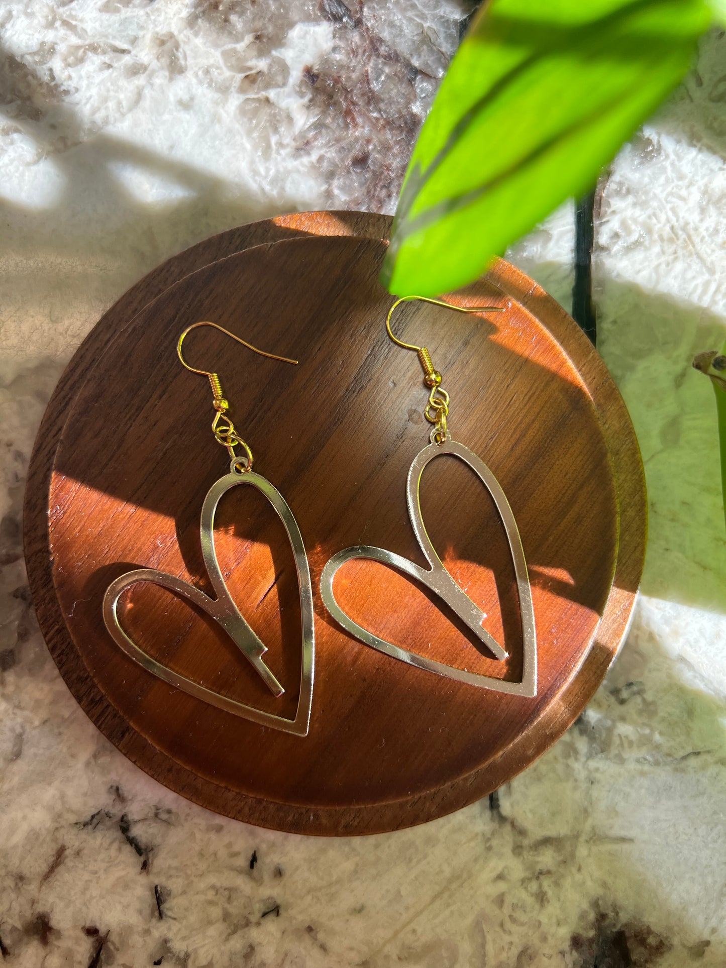 🍯 Golden Heart Earrings 💛