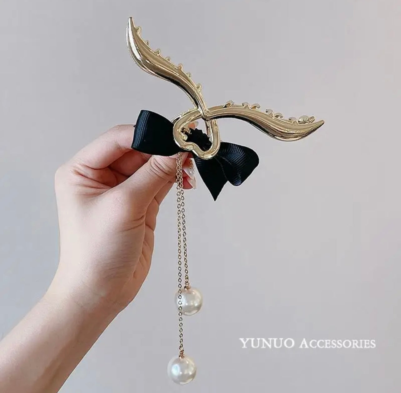 Chinese Style🪭 Metal Claw Clips (Stainless Steel)