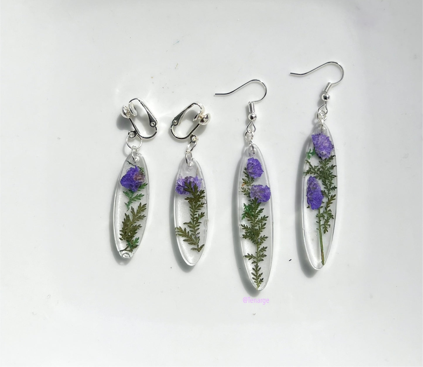 Purple Limonium Earrings 🪻