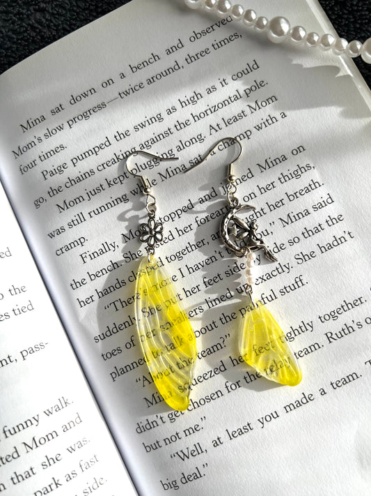 🧚🏽‍♀️FAIRY WING EARRINGS 🪽+ more colors