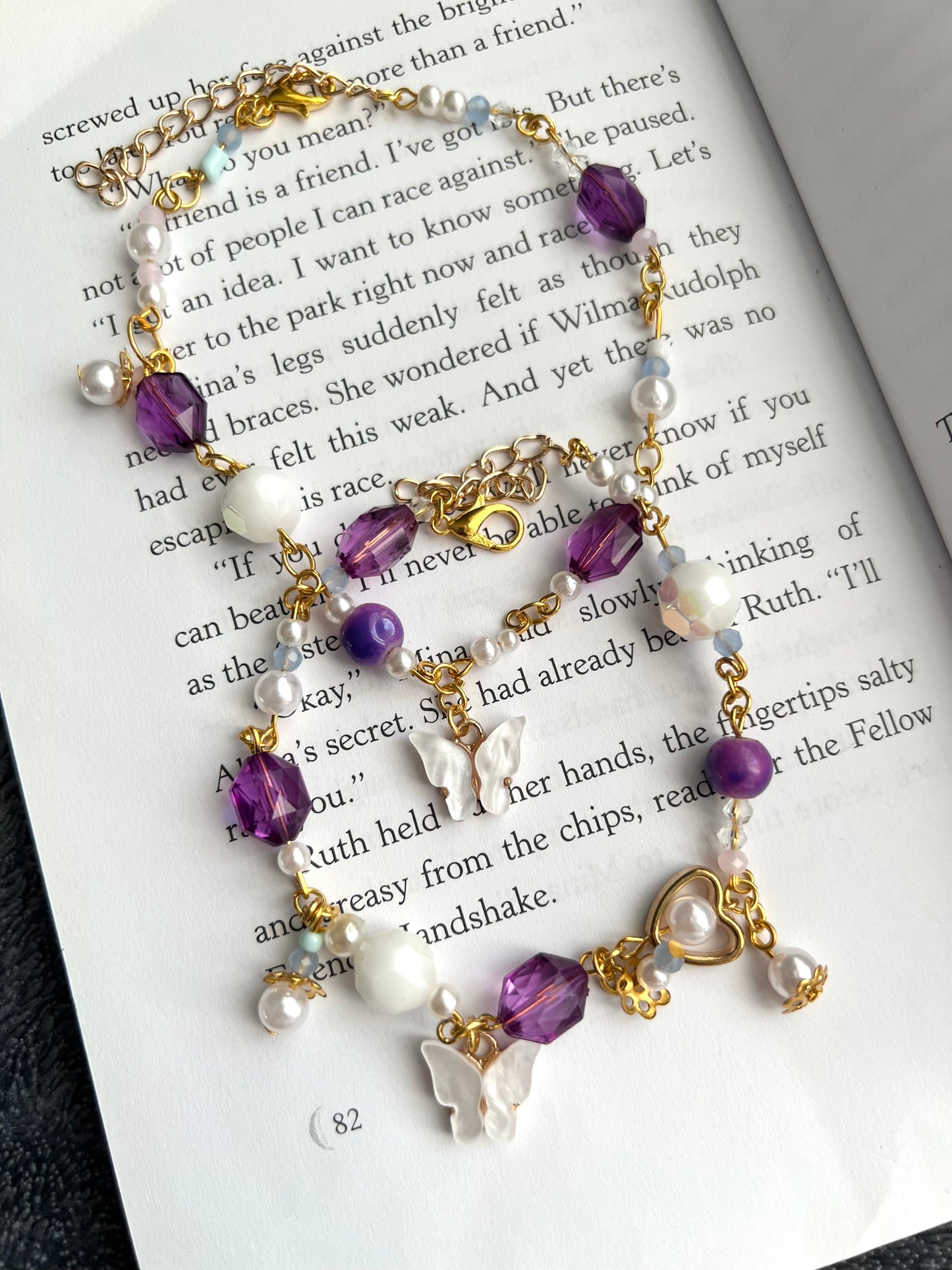 Rapunzel Anklet/Bracelet🌞🦎💜