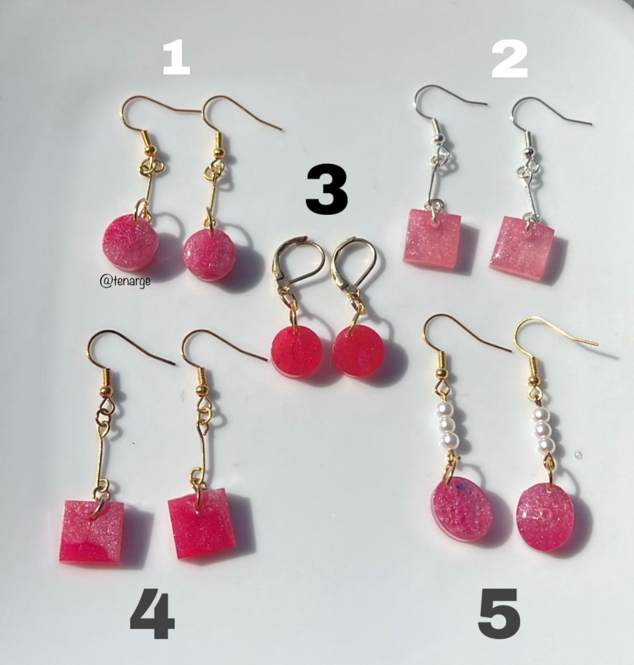 Fuchsia/ Blush Pink Mini Drops🍬🩷