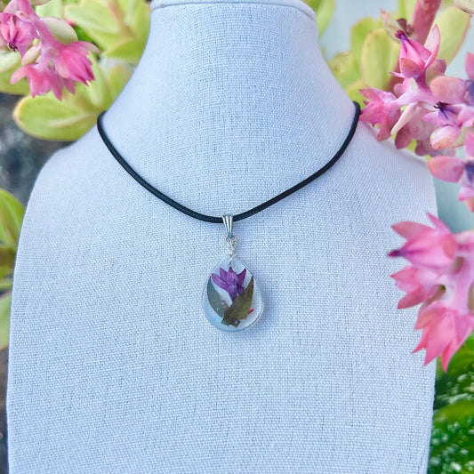 Teardrop Harabell Flower Necklace🪻✨