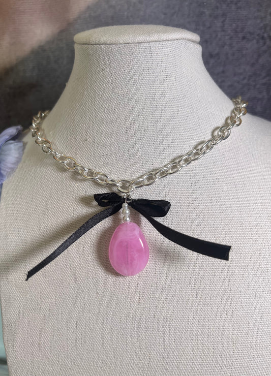 Say I love you💝🏹 “in cute retro”necklace