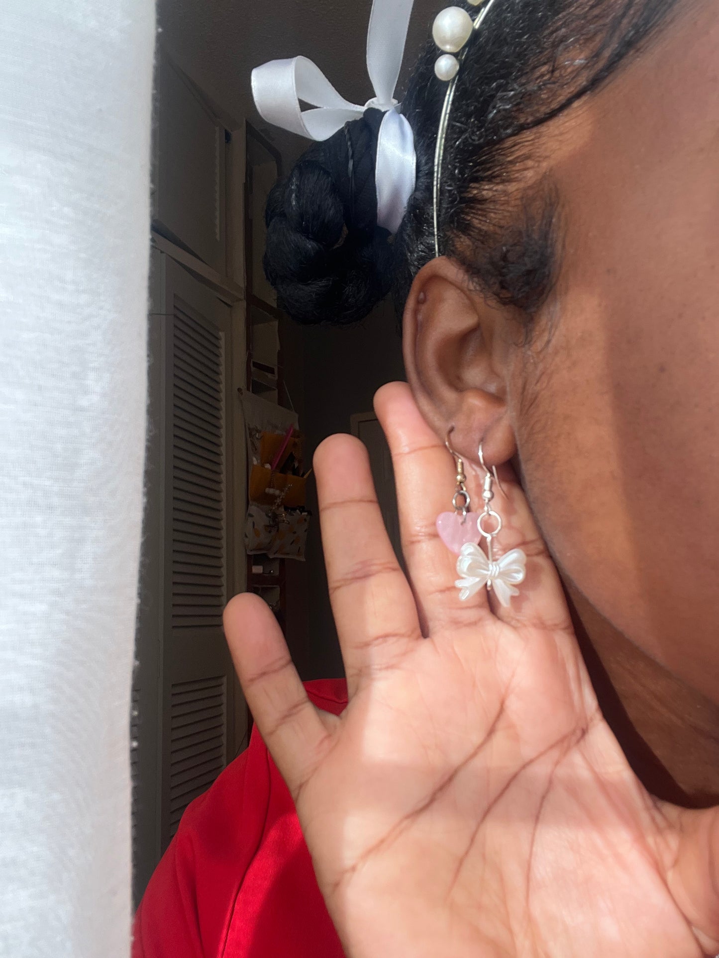 Bow Pearl Reimagined Earrings🎀🤍✨