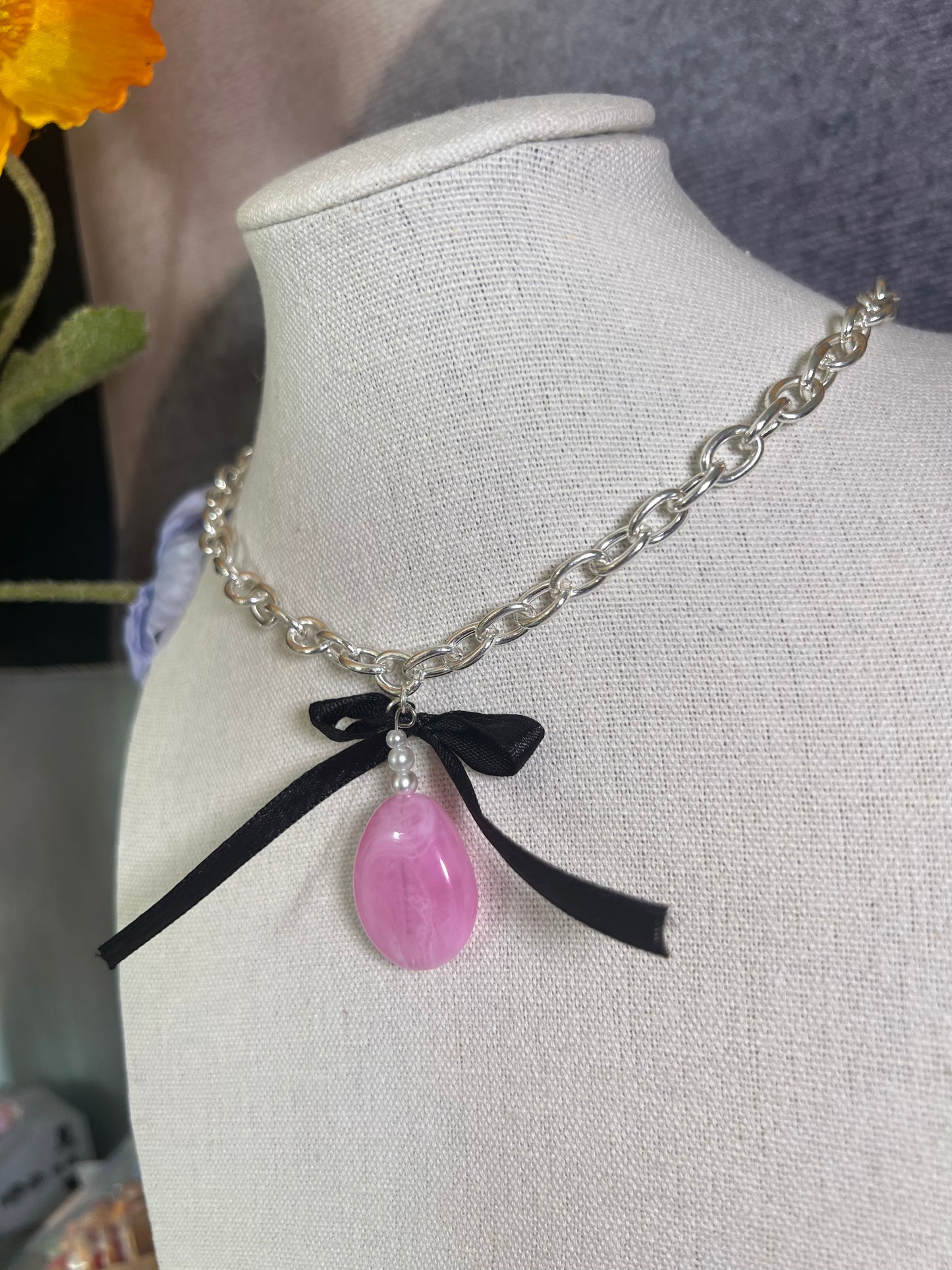 Say I love you💝🏹 “in cute retro”necklace