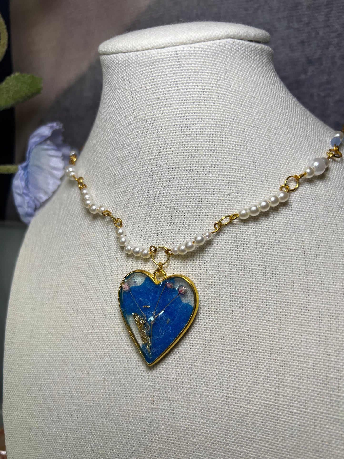 Hold my Heart~It’s Blue💙 Necklace
