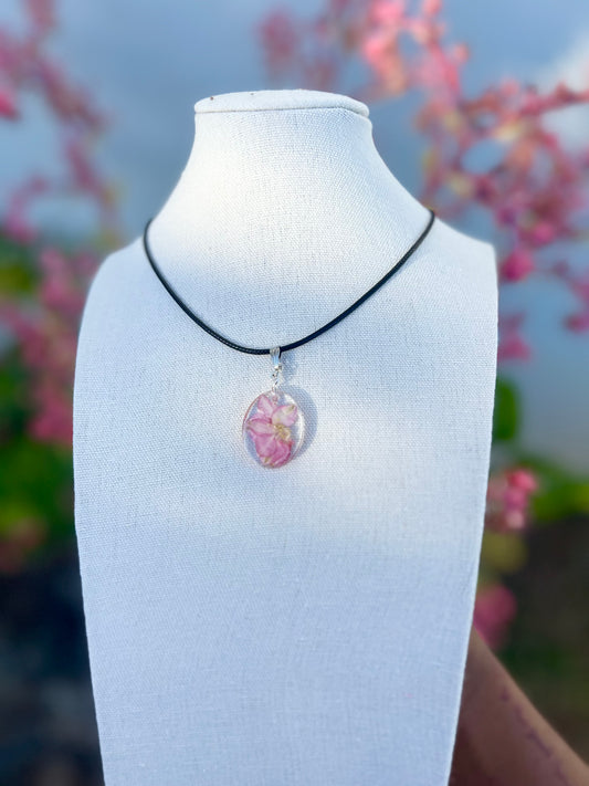 Delphinium Larkspur Necklace 🌸