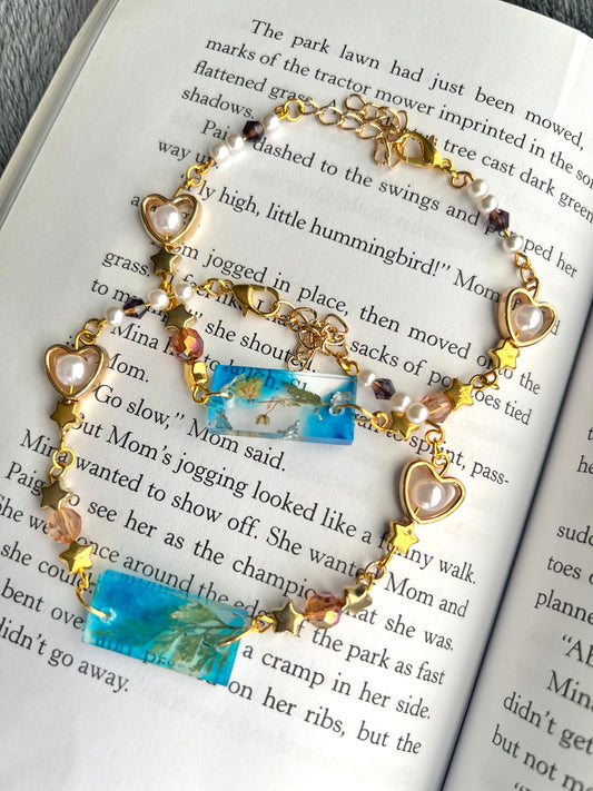 Matching Baby Blue Fern Bracelets🩵💙