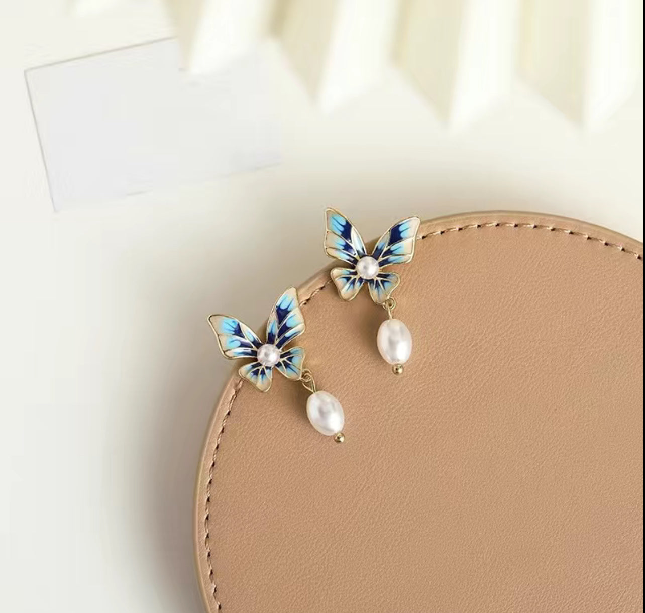 Mystic Butterfly 🦋 Pearl Earring