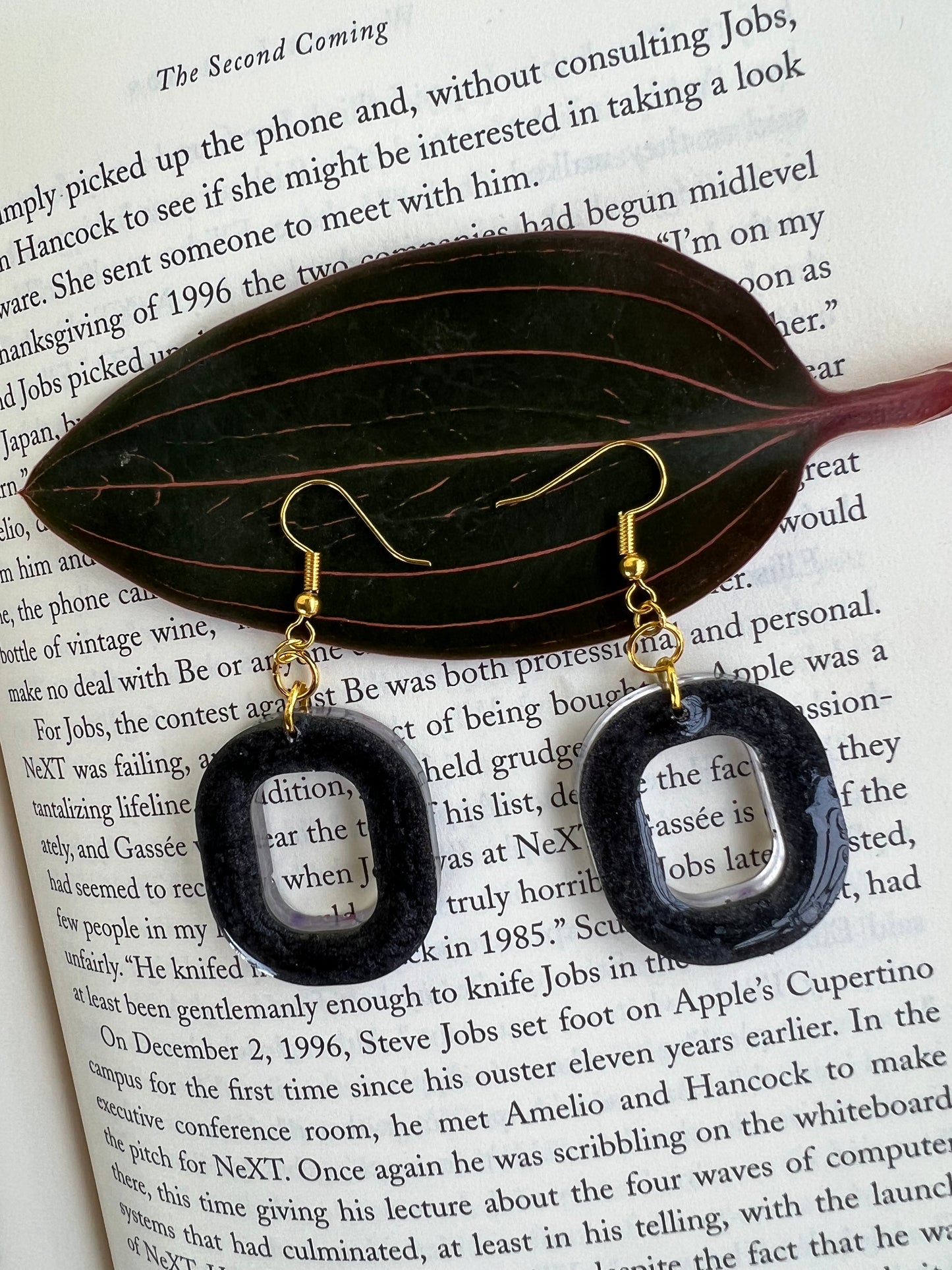 🖤Grey & Black Double Sided Earrings🩶