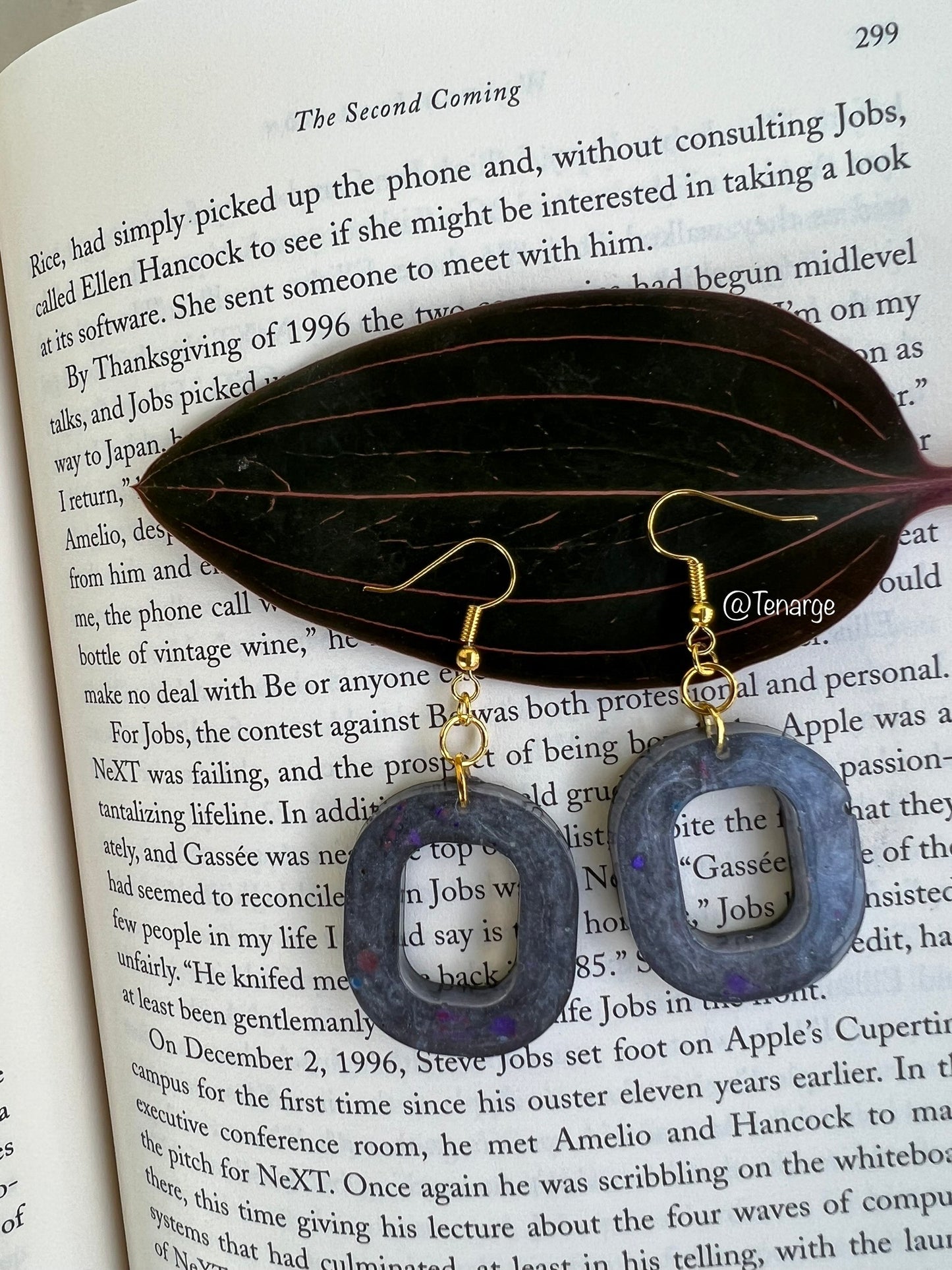 🖤Grey & Black Double Sided Earrings🩶