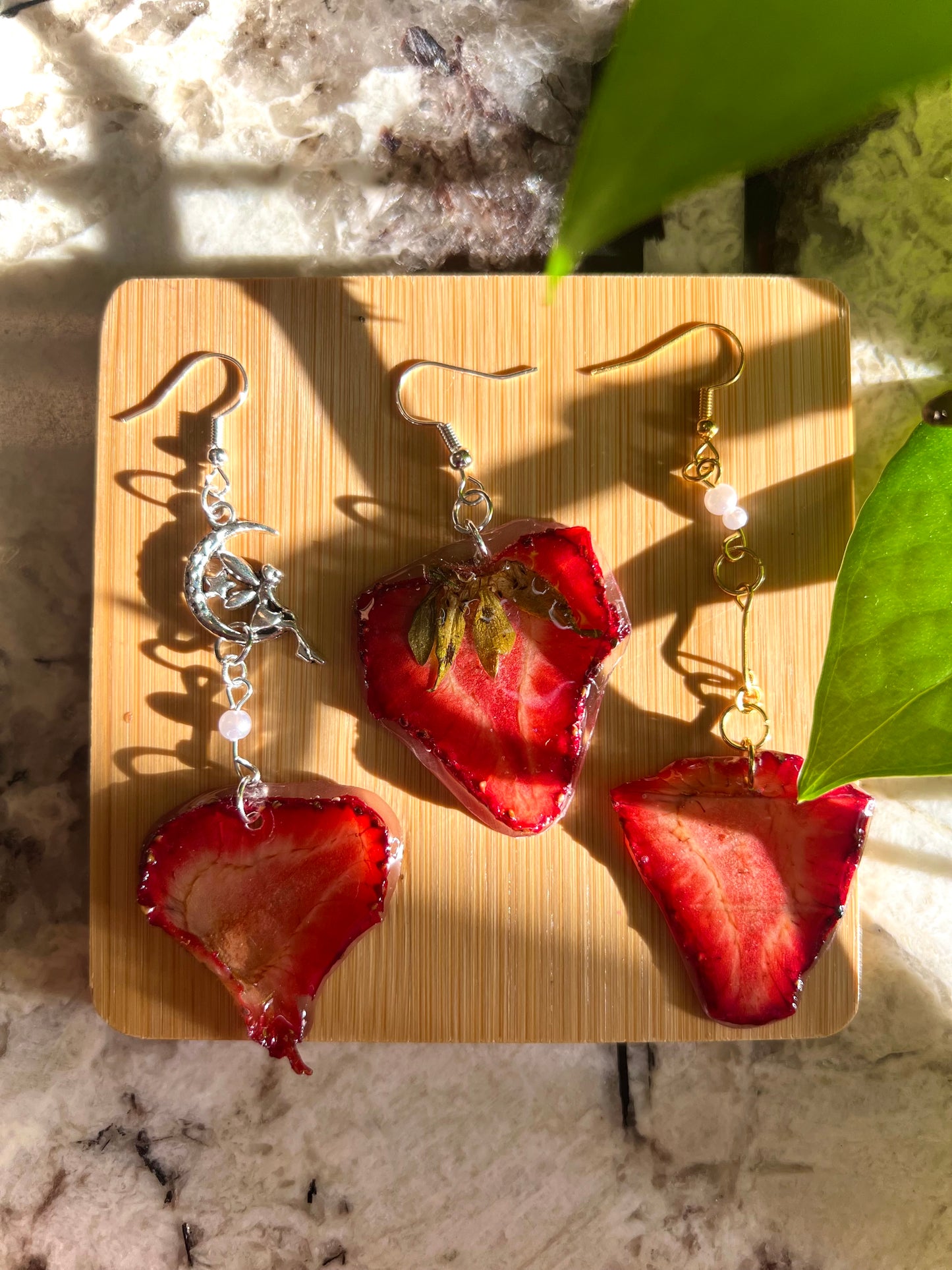 Delectable Strawberry Earrings🍓🍰