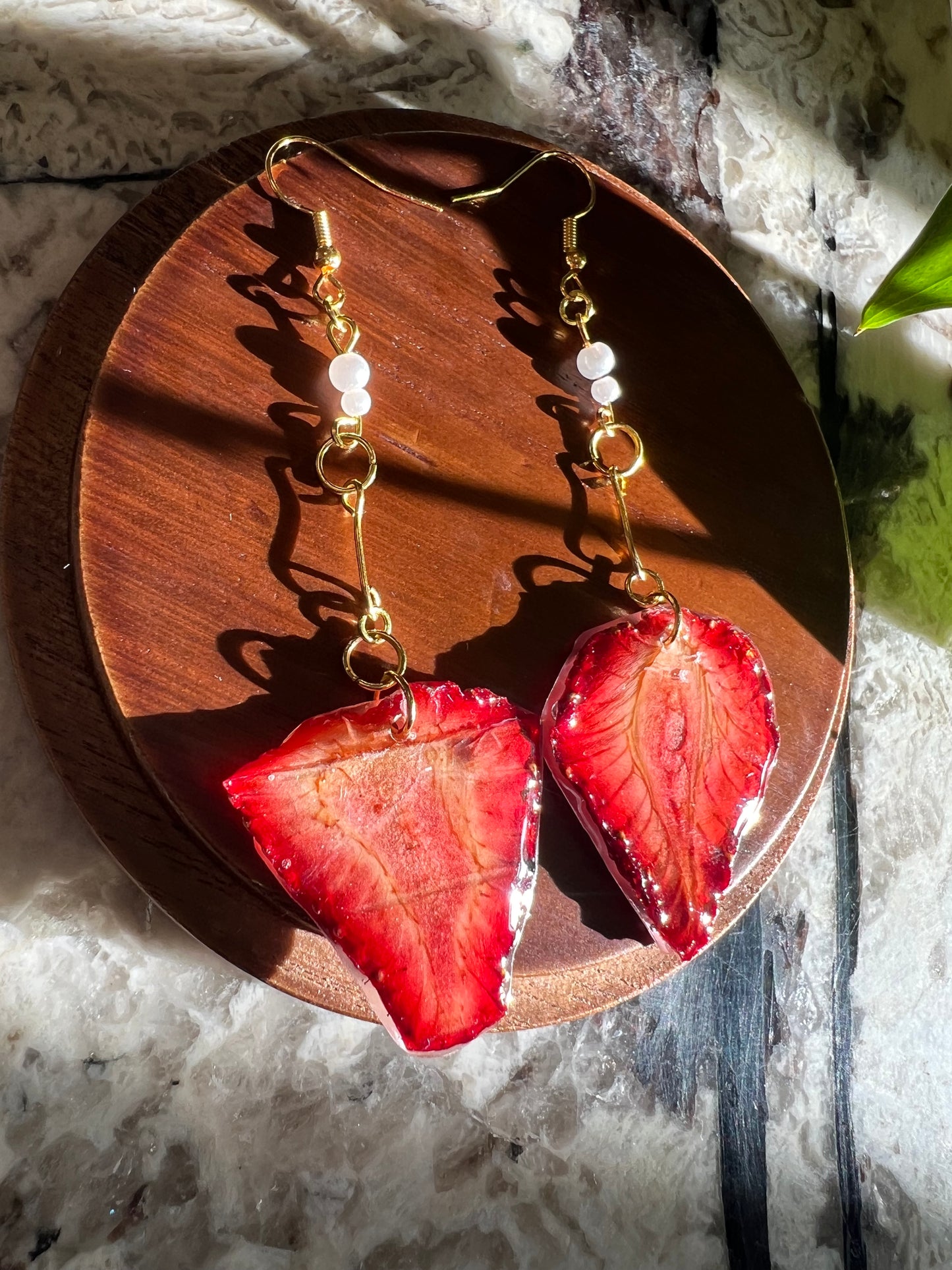 Delectable Strawberry Earrings🍓🍰