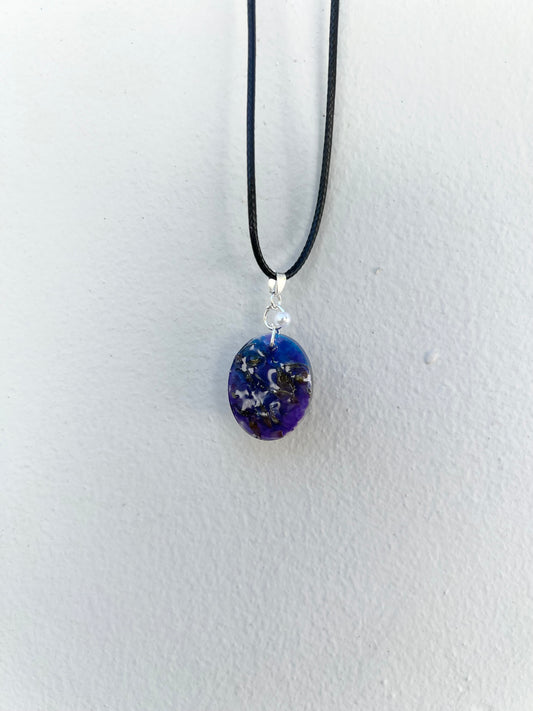 Purple Swirl Necklace 🪻🌪️